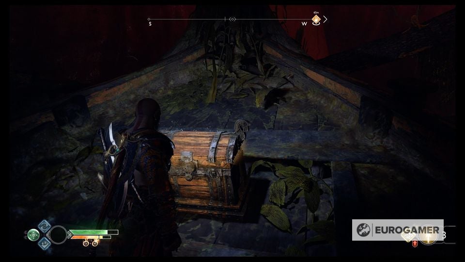 God of War Jotunheim in Reach, The Belly of the Beast puzzle solution